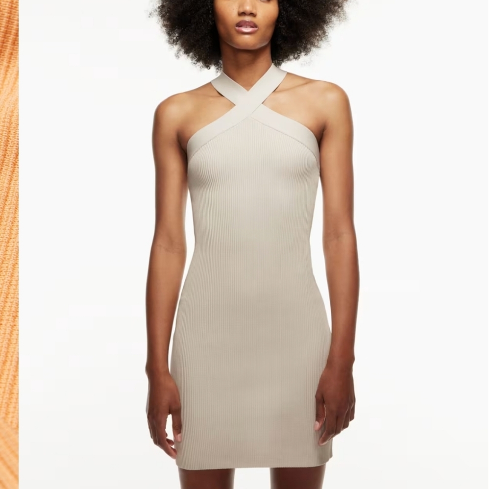 Babaton Knit Criss Cross‎ Dress Medium